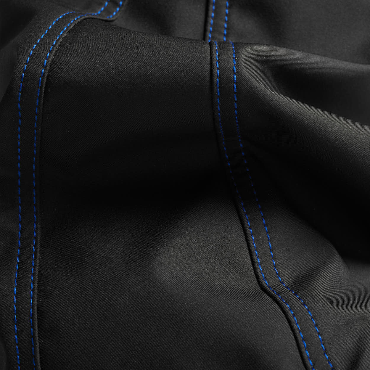 Blue Seams Nylon Trousers
