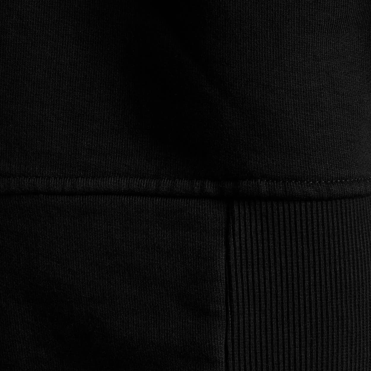 Embroidered Black Hoodie