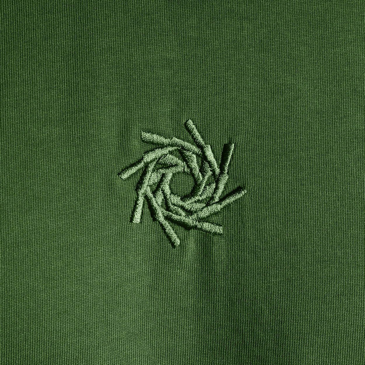 Camiseta Bordada Verde