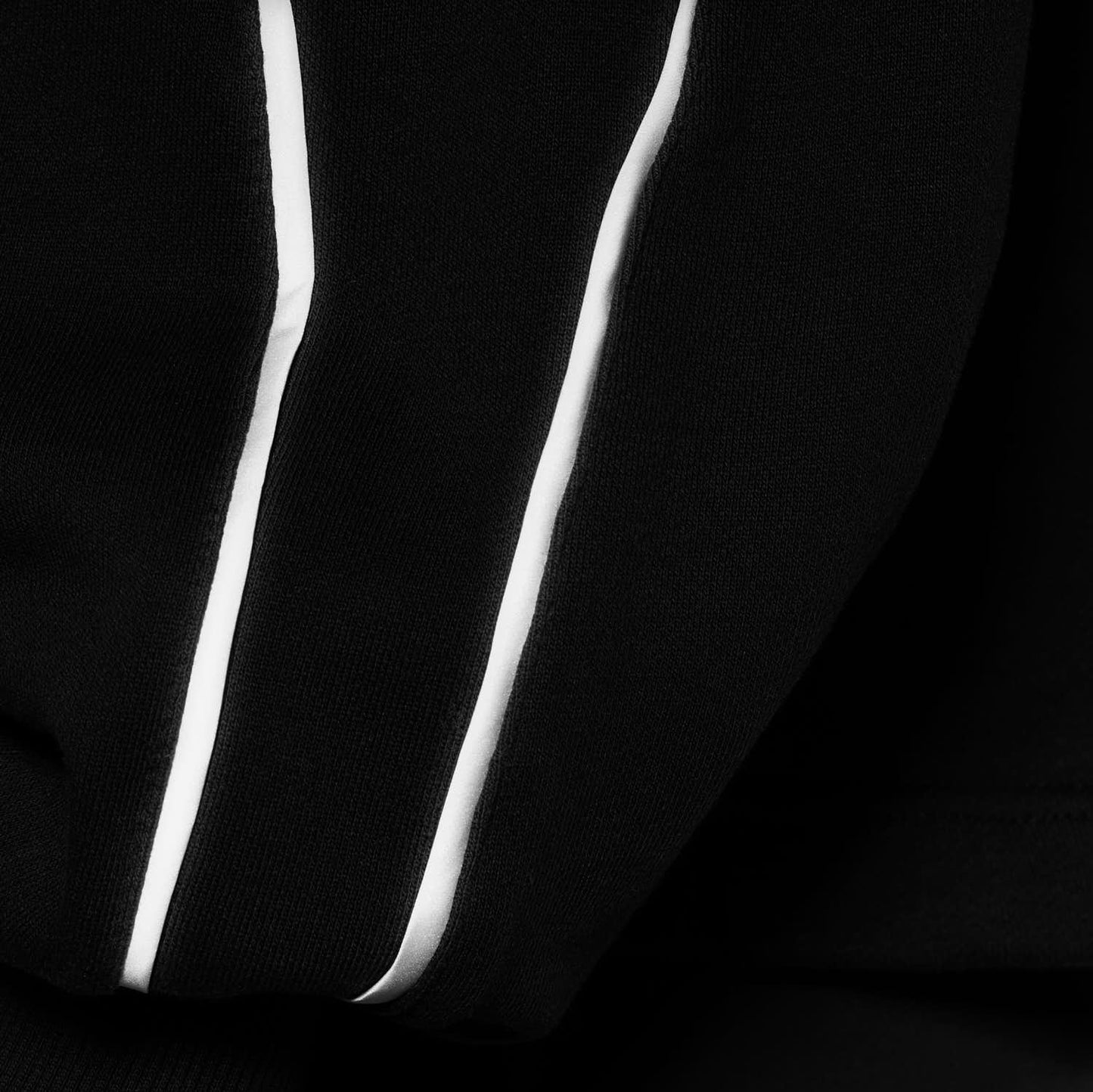 Reflective Black Rugby Polo