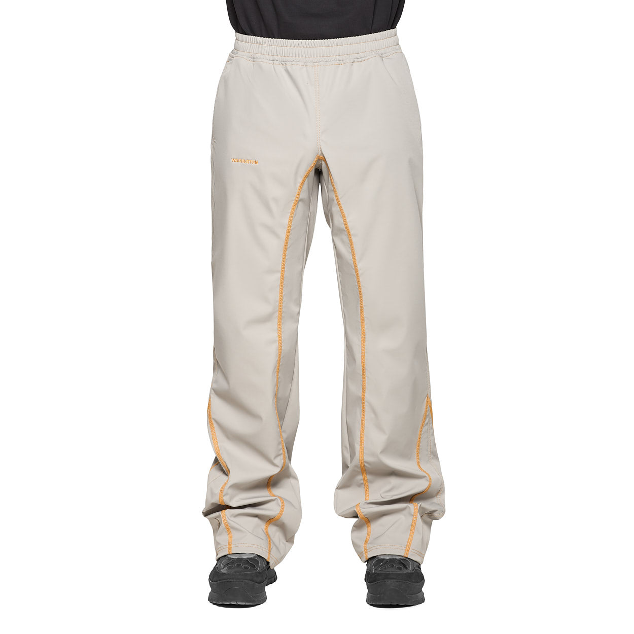 Pantalón Gris Overlocked