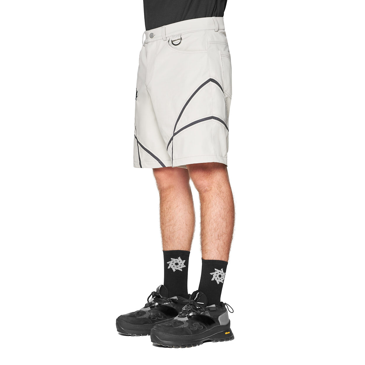 Pantalones Cortos Crossed Grises