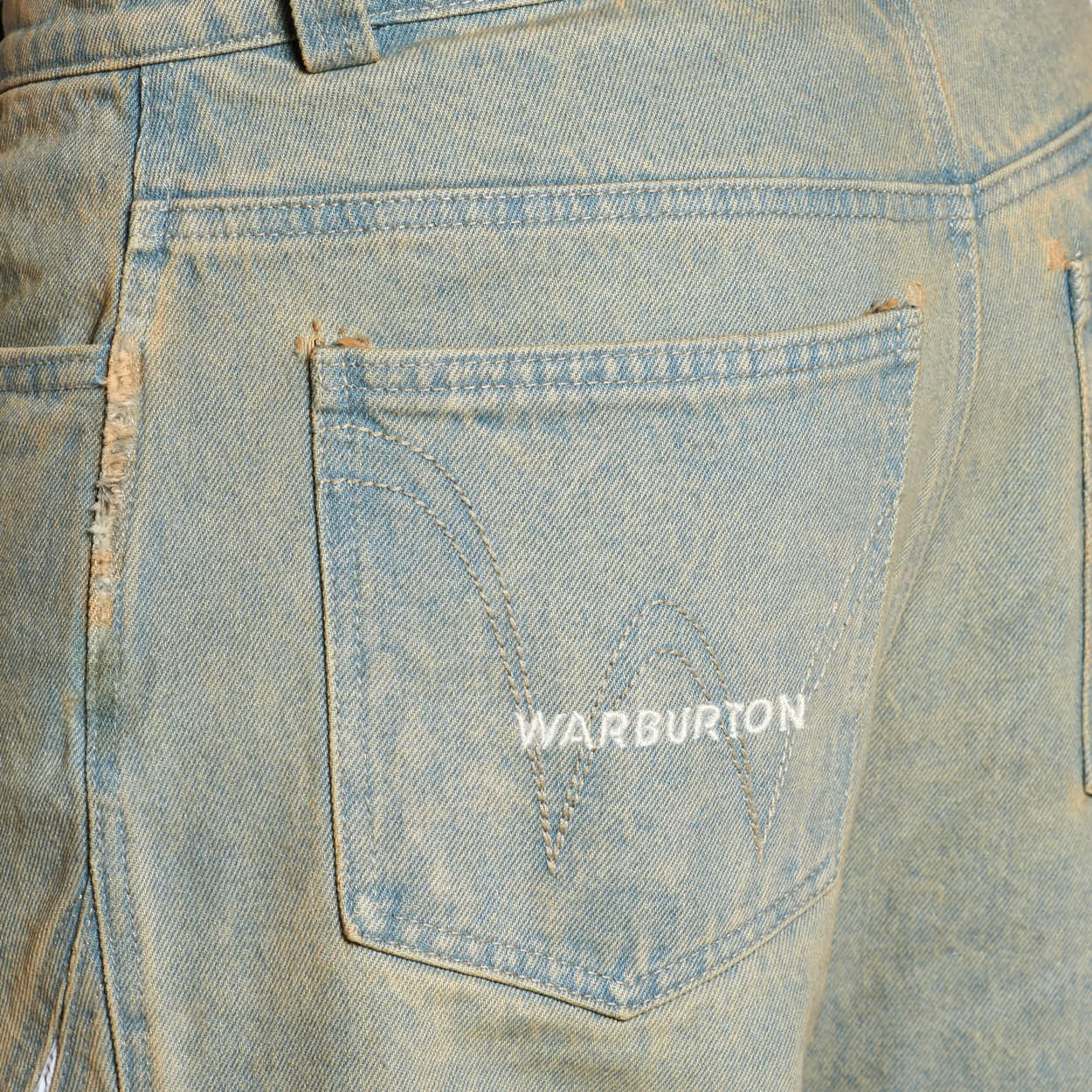 Rusty Reflective Denim Trousers