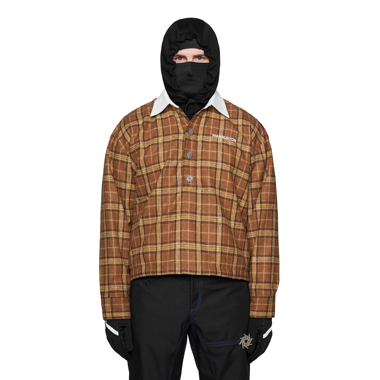 TARTAN_BROWN_RUGBY_POLO