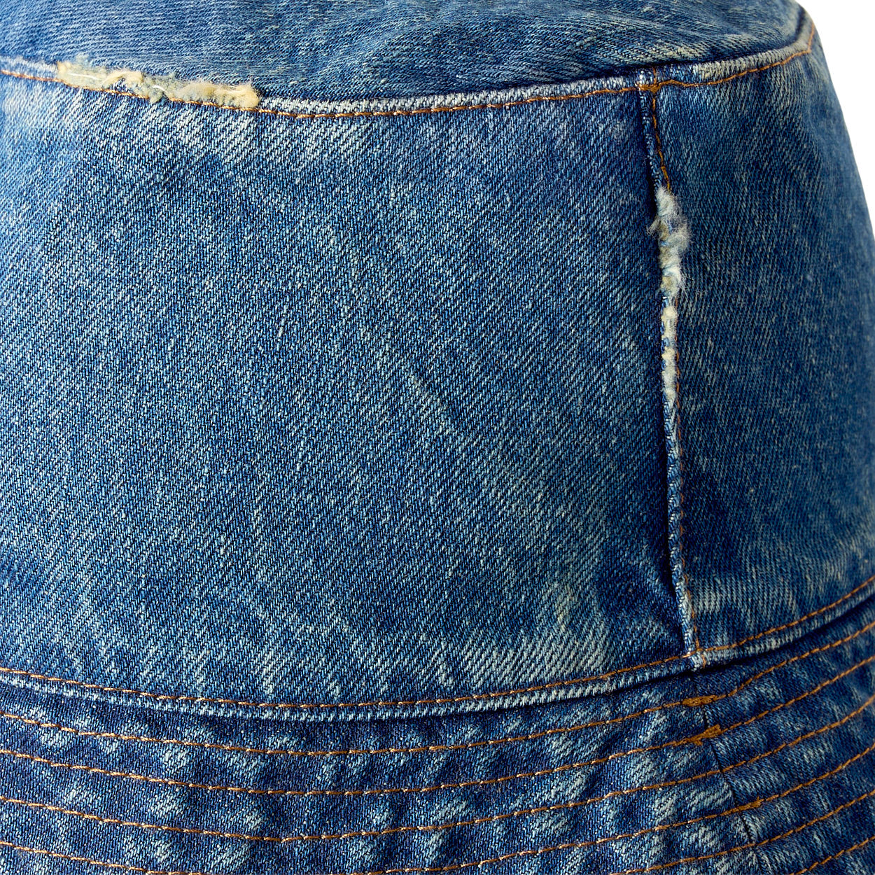 Faded Denim Bucket Hat