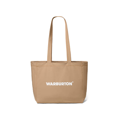 Beige Nylon Tote Bag