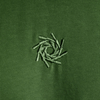 Embroidered Green T-shirt