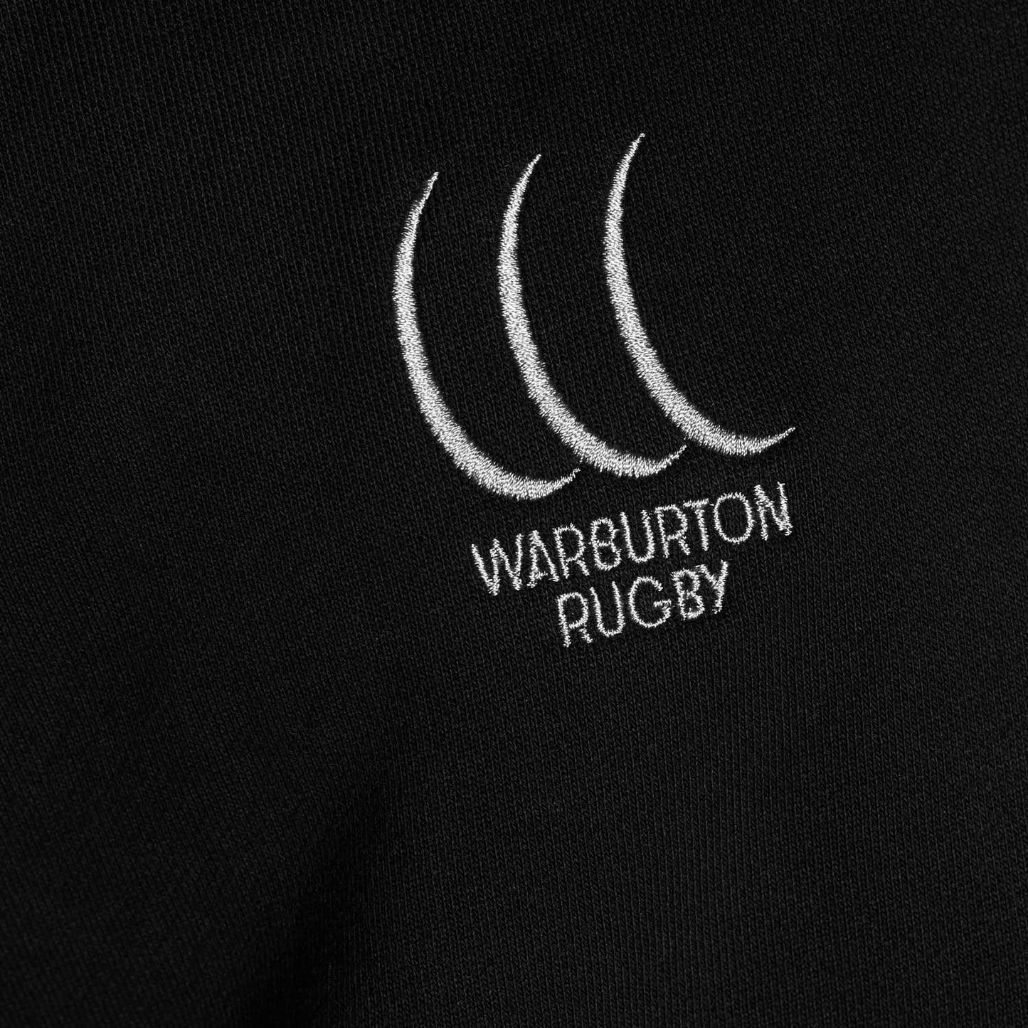 Reflective Black Rugby Polo