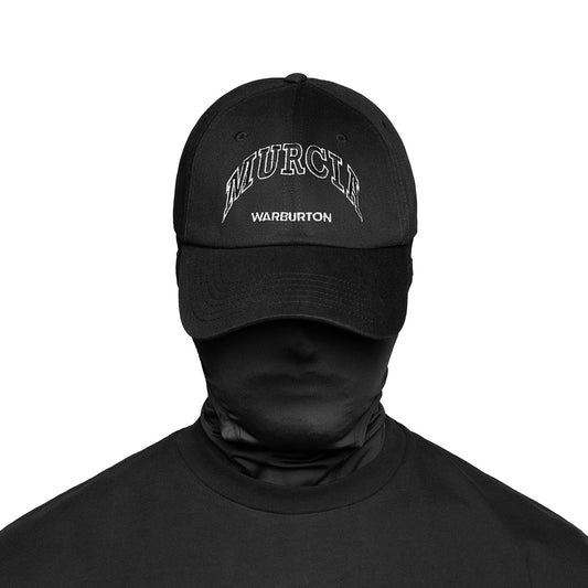 Murcia Black Embroidered Cap