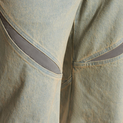 Rusty Reflective Denim Trousers