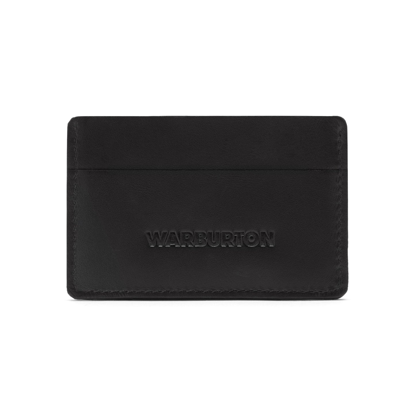 Black Leather Card Holder