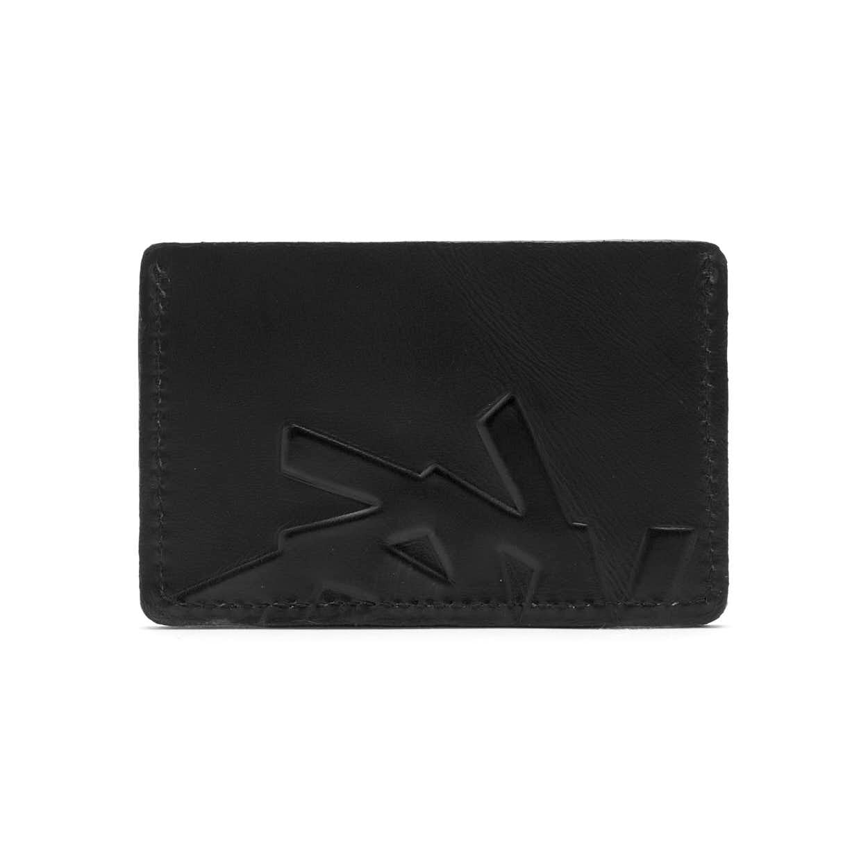 Black Leather Card Holder