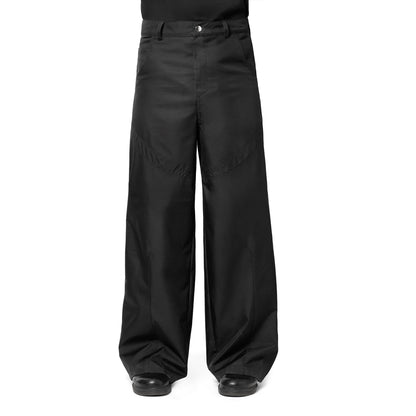 Black Nylon Trousers