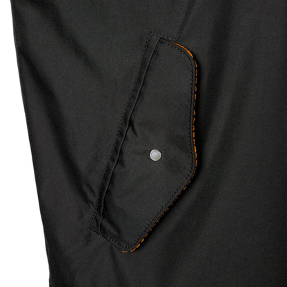 Black Workwear Nylon Jacket