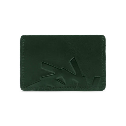 Green Leather Card Holder