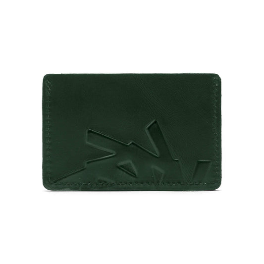 Green Leather Card Holder