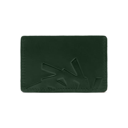 Green Leather Card Holder