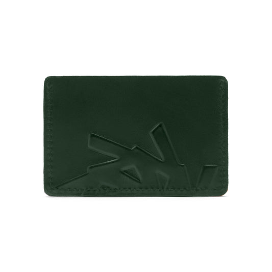 Green Leather Card Holder