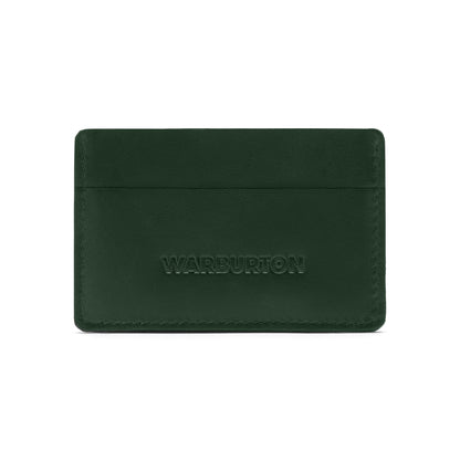 Green Leather Card Holder