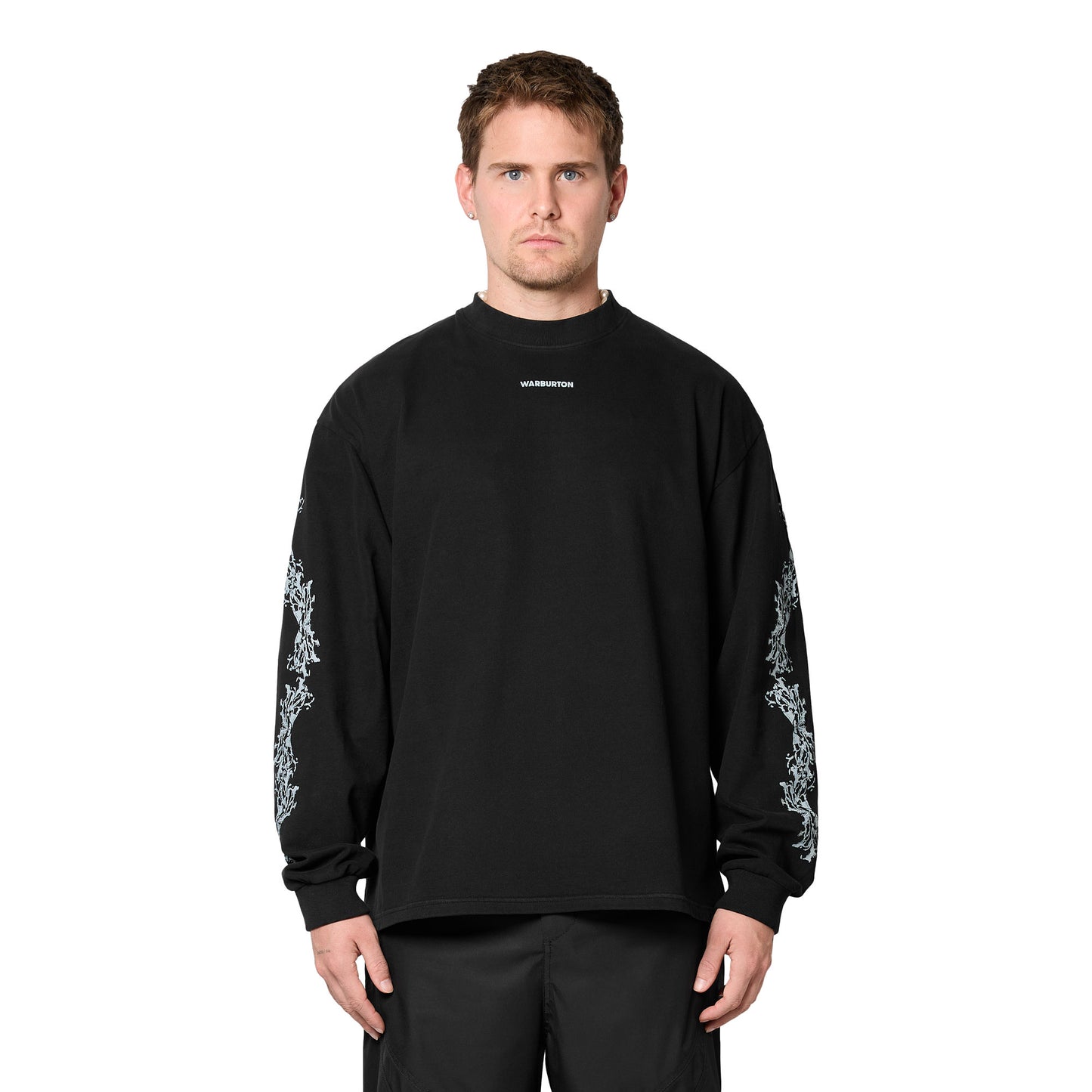Pearls Black Long Sleeve