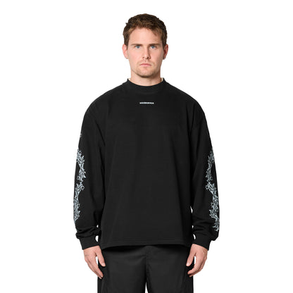 Pearls Black Long Sleeve