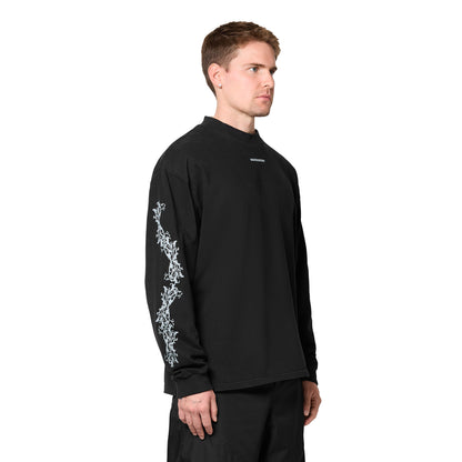 Pearls Black Long Sleeve