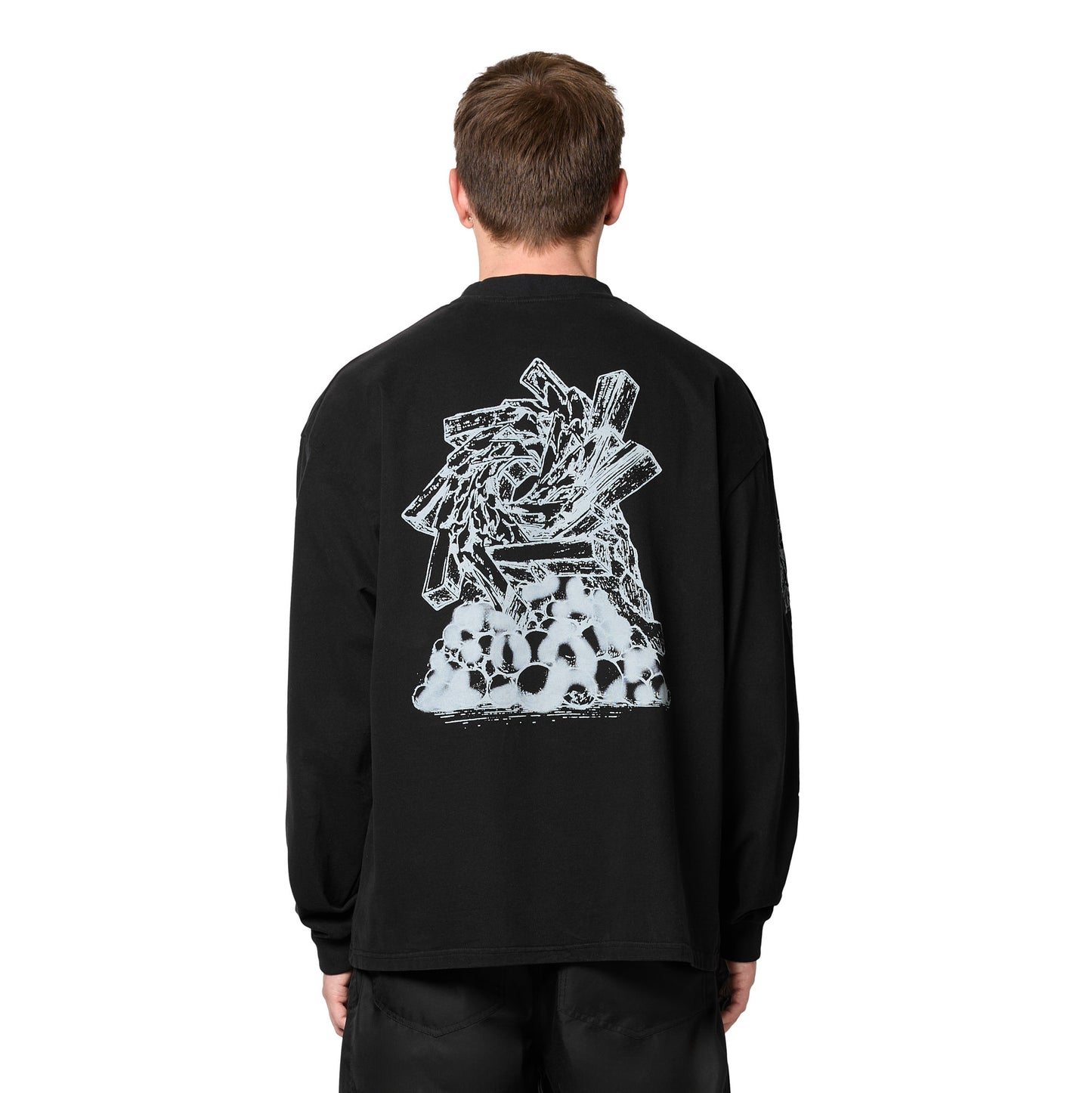 Pearls Black Long Sleeve