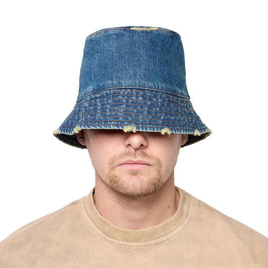 Faded Denim Bucket Hat