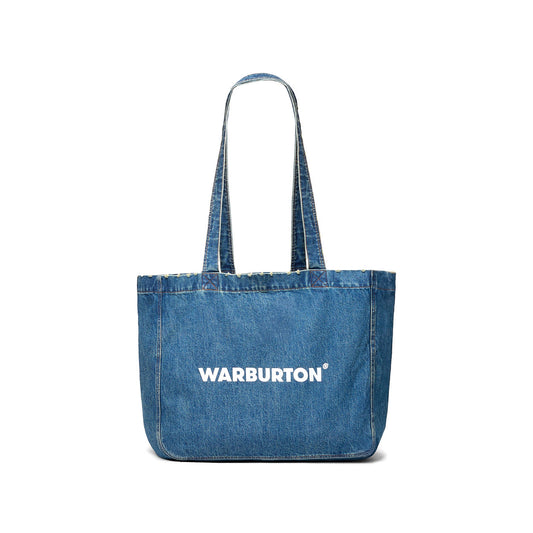 Faded Denim Tote Bag