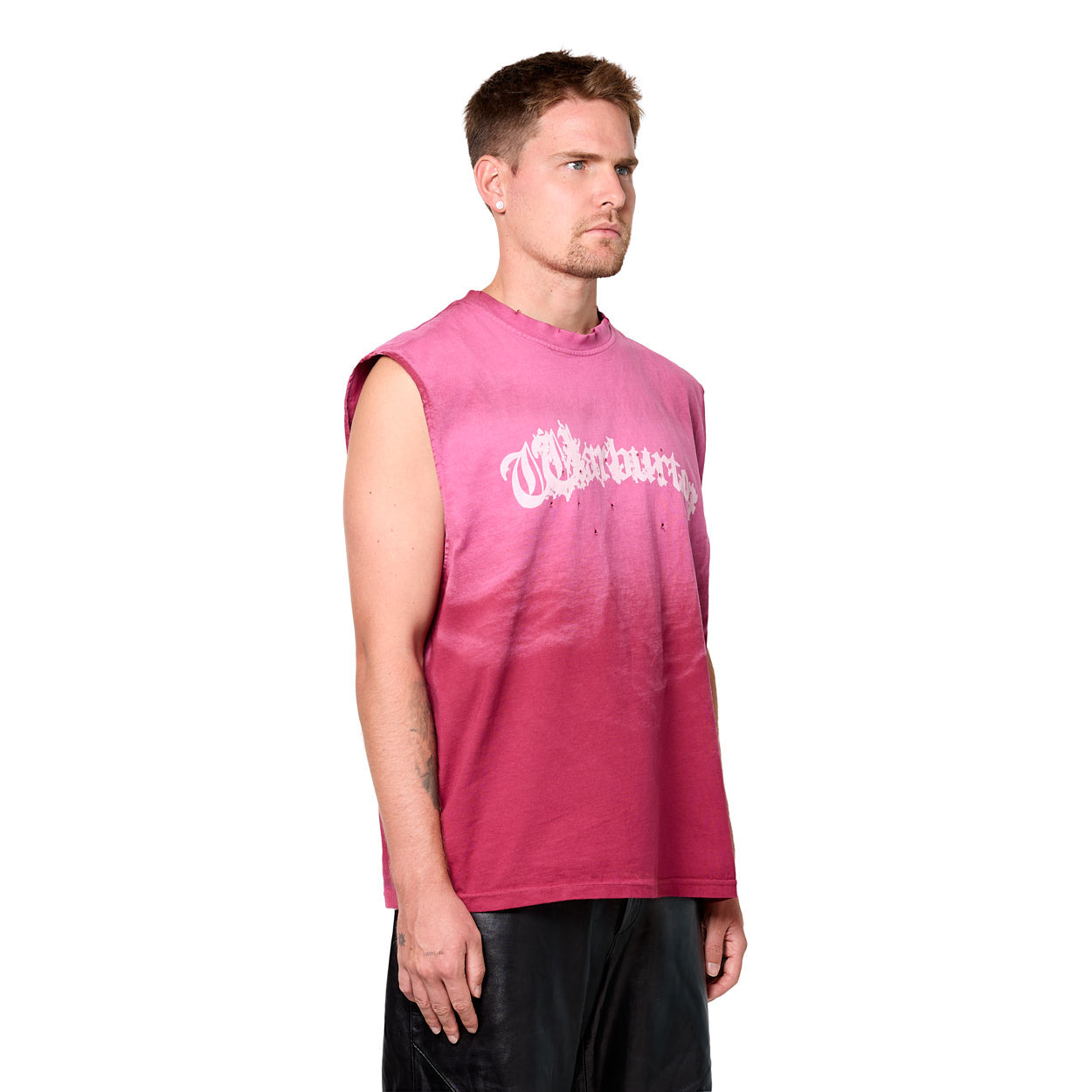 Gothic Red Sunfaded Tank Top