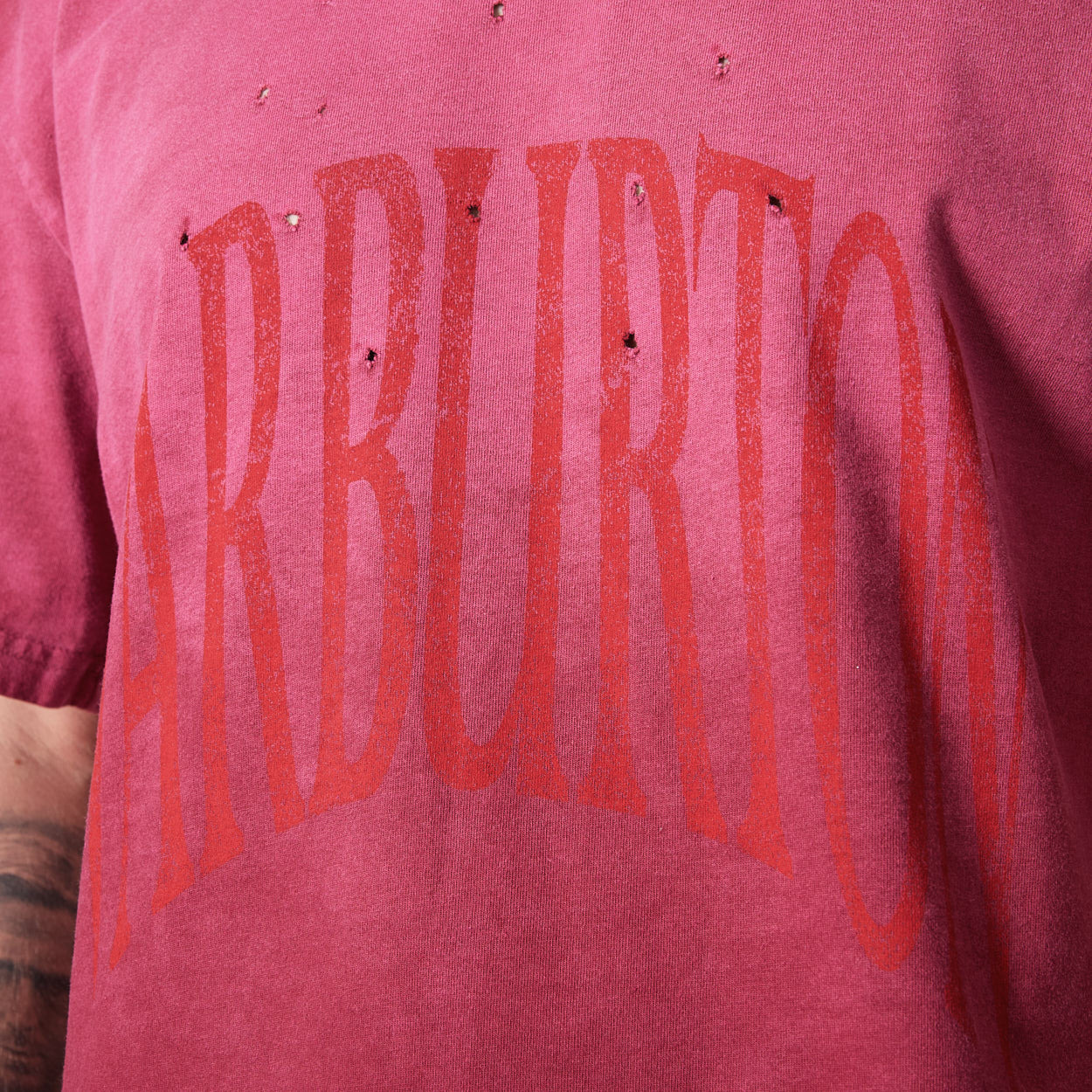 Elements Red Sunfaded T-Shirt
