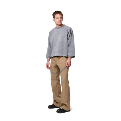 Faded Grey Raglan Long Sleeve
