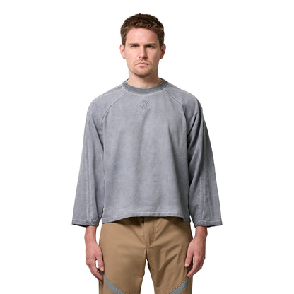 Faded Grey Raglan Long Sleeve
