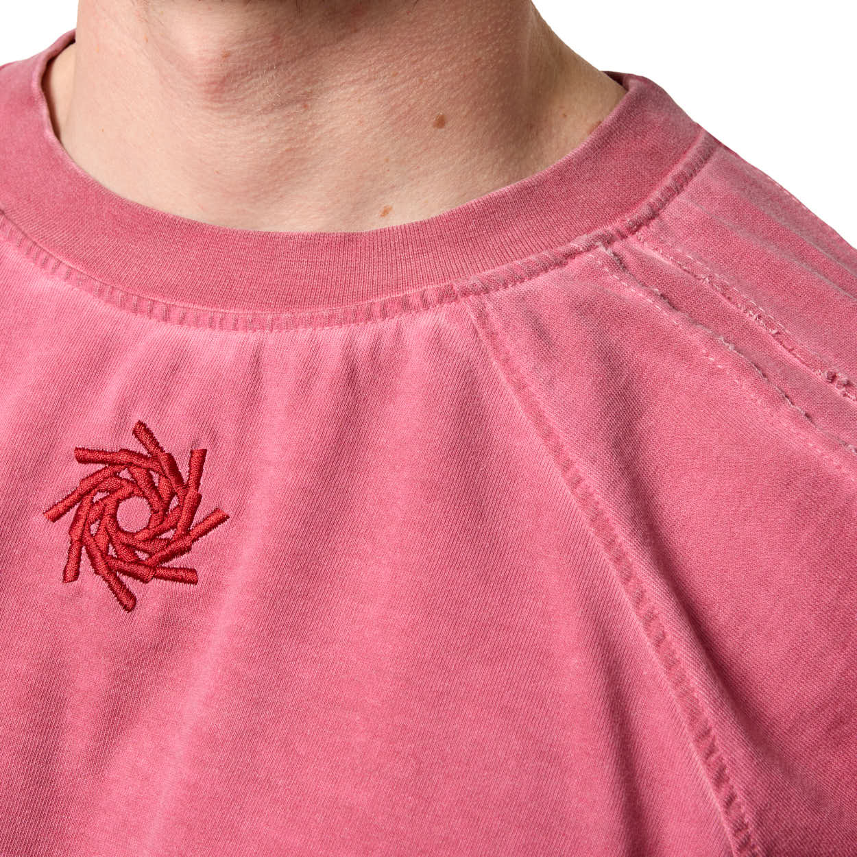 Faded Red Raglan Long Sleeve