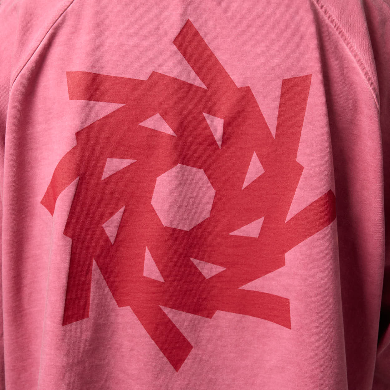 Faded Red Raglan Long Sleeve